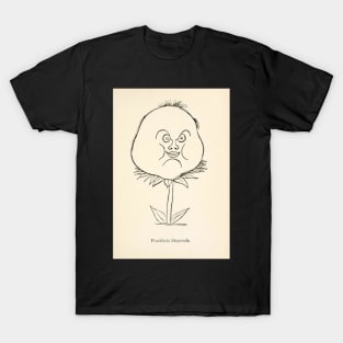 Funny Fictional Fat Faced Plant Lover Nonsense Botany Plant Taxonomy T-Shirt